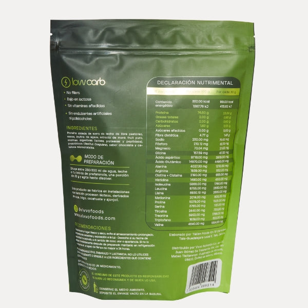 GRASS FED WHEY PROTEIN ISOLATE – SABOR CHOCO FUDGE